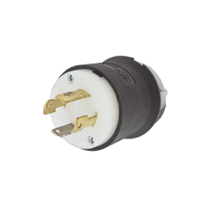 Clavija con Bloqueo de Media Vuelta Industrial 30 a 125/250 V CA / 3 Polos 4 Hilos / Nema L14-30P.