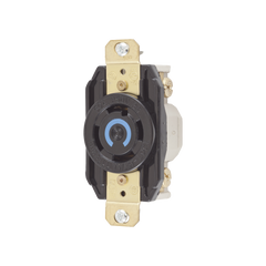 Receptáculo con Bloqueo de Media Vuelta Industrial 30 A 250 V CA / 3 Polos 4 Hilos / Nema L15-30R.