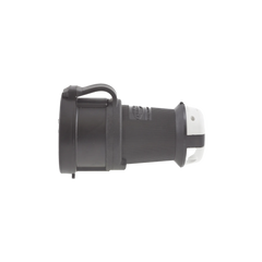Conector Industrial con Bloqueo de Media Vuelta / 30 A 120/208 V CA / Nema L21-30R / 4 Polos 5 Hilos / Color Blanco y Negro / Grado Industrial
