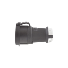Conector Industrial con Bloqueo de Media Vuelta / 30 A 120/208 V CA / Nema L21-30R / 4 Polos 5 Hilos / Color Blanco y Negro / / Grado Industrial.