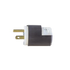 Clavija Entrada Recta/ 15A 125V/ 2 Polos 3 Hilos/ Nema 5-15P/ Grado Industrial- Comercial.