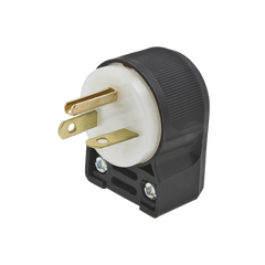 Clavija Entrada Recta/ 20 A 250 V CA/ 2 Polos 3 Hilos/ Nema 6-20 P/Grado Comercial - Industrial.