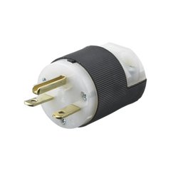 Clavija Entrada Recta/ 15A 250V/ 2 Polos 3 Hilos/ Nema 6-15P/ Grado Industrial- Comercial.