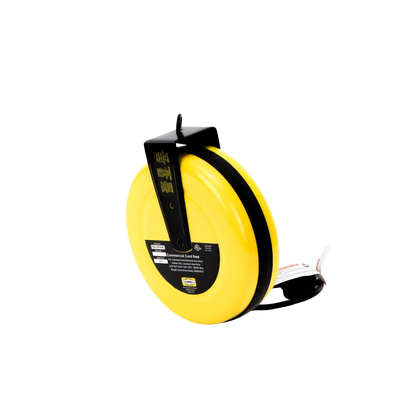 Carrete de Cable comercial (16/3 rudo), para 125 V CA, 10 A, 7.6 m de longitud con conector HBL5969VBLK.