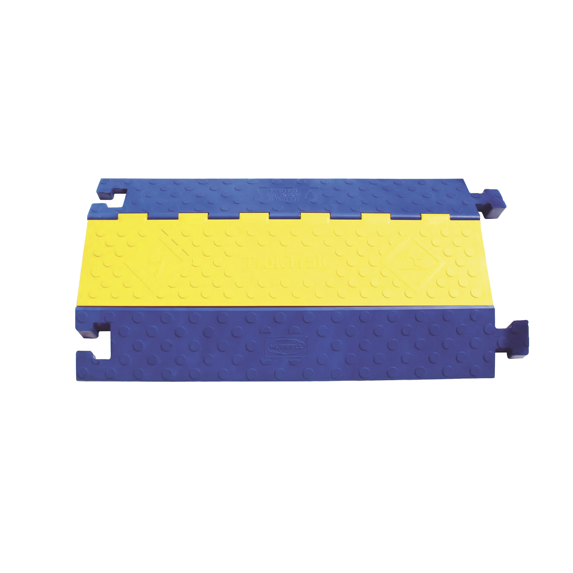 Gestión de Cableado Kellems / Truk Trak de 2 Canales / Color Azul y Amarillo