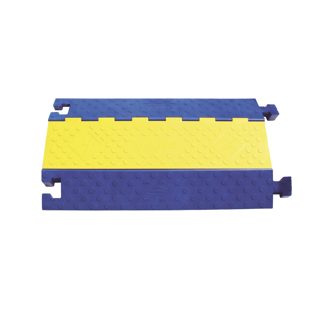 Gestión de Cableado Kellems / Truk Trak de 2 Canales / Color Azul y Amarillo