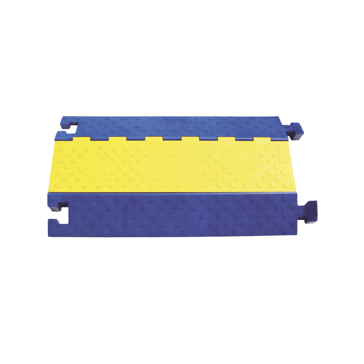 Gestión de Cableado Kellems / Truk Trak de 3 Canales / Color Azul y Amarillo