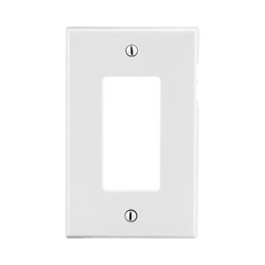 Tapa para Contacto Rectangular Color Blanco.
