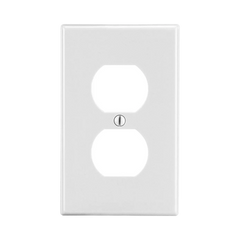 Tapa para Contacto Dúplex Color Blanco.