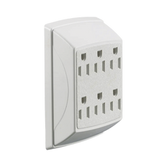 Multicontacto Dúplex con 6 Salidas/ 15 A 125 V CA/ 2 Polos 3 Hilos / Color Blanco.