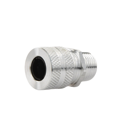 Conector de cable, de aluminio macho recto, .50 - .63 ", 1/2".