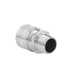 Conector de cable, de aluminio macho recto, .50 - .63 ", 1/2".