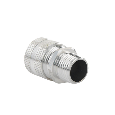 Conector de cable, de aluminio macho recto, .50 - .63 ", 1/2".