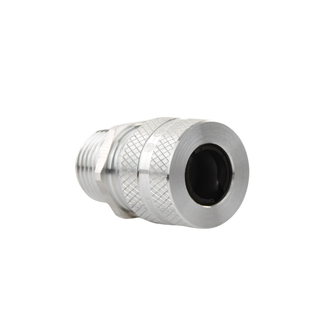 Conector de cable, de aluminio macho recto, .50 - .63 ", 1/2".