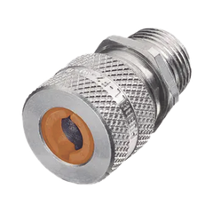 Conector de cable, de aluminio macho recto, .13 - .19" (3.2 - 4.7 mm), 3/4".