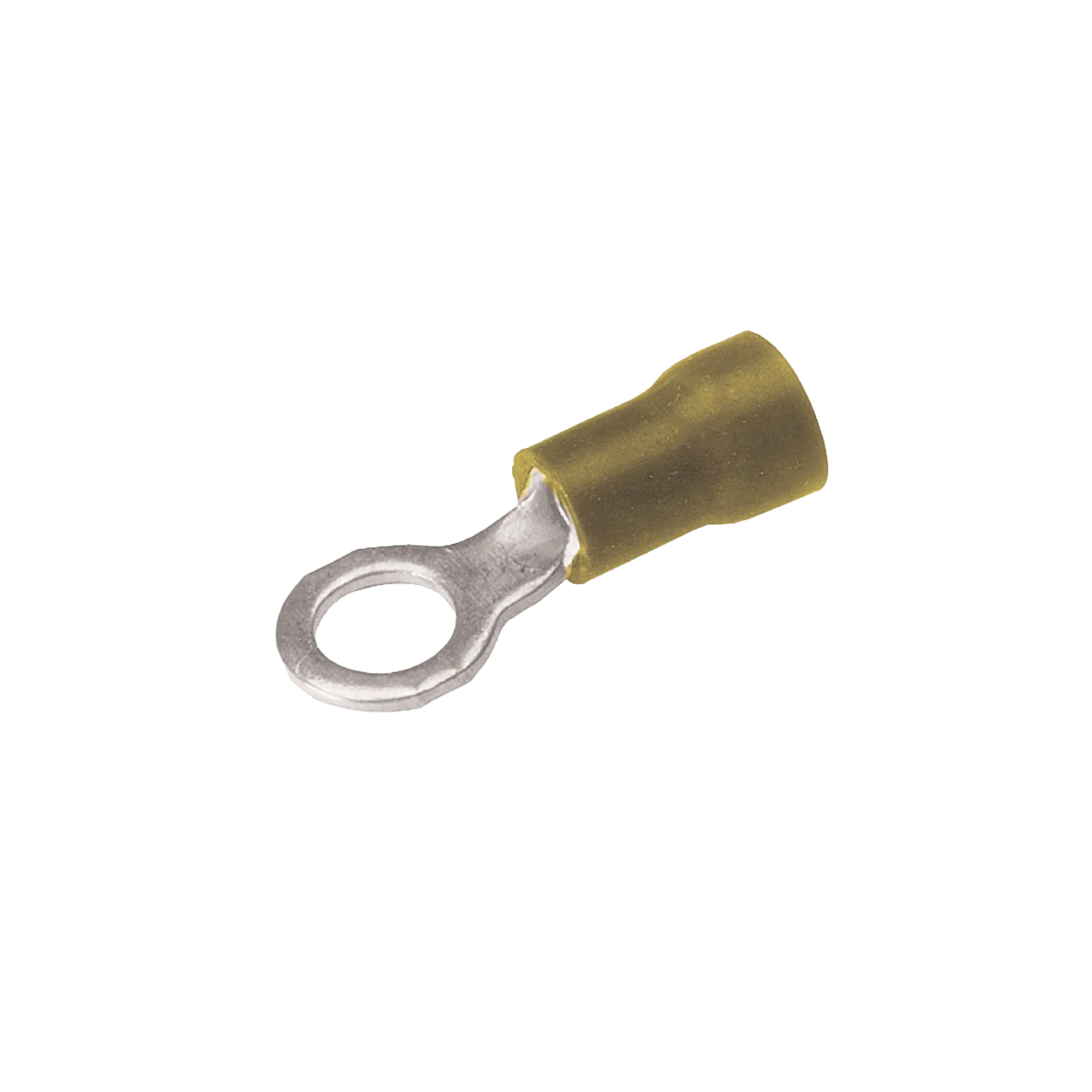 Zapata Terminal de Ojillo  para Tornillo 5/16 in (8 mm)/ Calibre 12-10 AWG / Con Aislamiento de Vinilo.