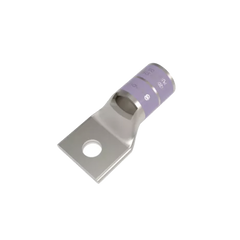 Zapata Terminal de Compresión de Cañon Corto para Tornillo de 1/2" y Calibre 4/0 AWG.