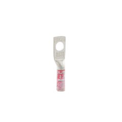 Zapata Terminal de Compresión BURNDY para Tornillo de 1/4" y Calibre 8 AWG / Barril Largo.