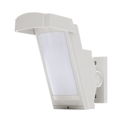 Detector de Movimiento con Anti-enmascaramiento / 100% Exterior /  Cableado / Hasta 12 metros a 85° de cobertura/ Instalación a 3 metros / Compatible con cualquier panel de alarma
