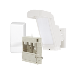Detector de Movimiento PIR Antimascara / 100% Exterior /  Inalámbrico / Hasta 12 metros a 85°; de cobertura/ Instalación a 3 metros / Incluye transmisor 5816 para paneles Honeywell