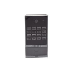 Videoportero SIP para Control de Acceso, Teclado numérico iluminado, 2 relevadores, anti-vandálico, IP66 y IK07, PoE