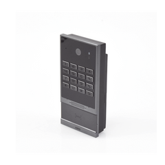 Videoportero SIP para Control de Acceso, Teclado numérico iluminado, 2 relevadores, anti-vandálico, IP66 y IK07, PoE