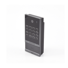 Videoportero SIP para Control de Acceso, Teclado numérico iluminado, 2 relevadores, anti-vandálico, IP66 y IK07, PoE