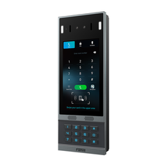 Videoportero SIP con Reconocimiento Facial / Pantalla Táctil IPS 7" / Cámara 2MP / 2 Relevadores / Teclado Retroiluminado / IP66 IK07 / PoE