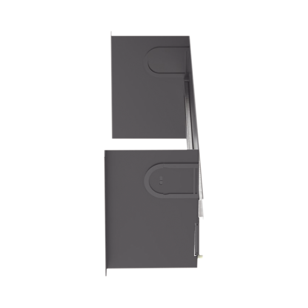 Soporte Industrial Para Instalar Equipos de Montaje en Riel DIN, Para Racks o Gabinetes Estándar de 19in, de 4UR, Color Negro