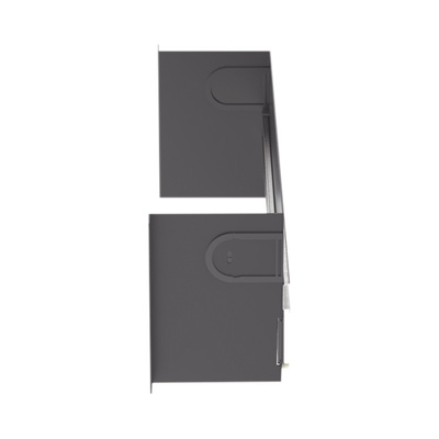 Soporte Industrial Para Instalar Equipos de Montaje en Riel DIN, Para Racks o Gabinetes Estándar de 19in, de 4UR, Color Negro