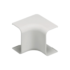 Esquinero interior, para uso con canaleta LD10, material ABS, Color Blanco Mate