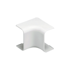 Esquinero interior, para uso con canaleta LD3, material ABS, Color Blanco Mate