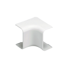 Esquinero interior, para uso con canaleta LD3, material ABS, Color Blanco Mate