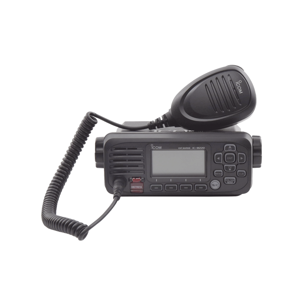 Radio Marina VHF / 25W Potencia TX / IPX7 Submersible 1m 30min / Display Full Dot-Matrix / Receptor DSC Clase D Dedicado / Micrófono HM-237B / NMEA 0183 / AquaQuake / Hecho en Japón