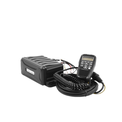 Radio Marina VHF / 25W de Potencia / Clase D DSC Integrado / IPX7 Submersible / Interfaz NMEA 0183