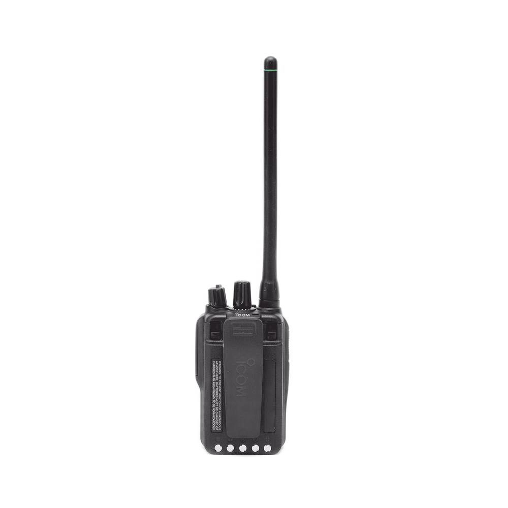 Radio VHF Portátil, Intrínsicamente Seguro, 5 W de Potencia de RF, Certificado UL, Opción de Uso en Mar y Tierra, Funciones de Emergencia, IP67 y MIL-STD-810G, 11 horas de duración de batería
