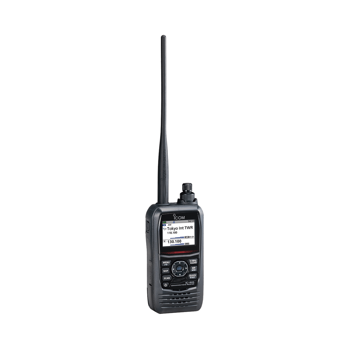 Receptor de comunicación portátil para señal analógica AM, FM, WFM (F3E, A3E)