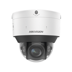 Domo IP 8 Megapixel / Lente Mot. 2.8 - 12 mm / Dual Light (30 mts IR + 30 mts Luz Blanca) / IK10 / IP67 / Reconocimiento Facial / WDR 140 dB / DeepinView / Búsqueda por Atributos / Heat Map / ACUSENSE / DARKFIGHTER S / Audio de Dos Vías