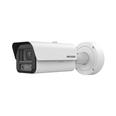 Bala IP 4 Megapixel / Lente Mot. 2.8 - 12 mm / Luz Dual (IR y Luz Blanca) / Reconocimiento Facial / Heat Map / ACUSENSE / Metadata / IK10 / IP67 / WDR 140 dB / DeepinView