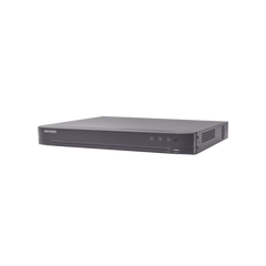 DVR 8 Canales TURBOHD + 8 Canales IP / 8 Megapixel (4K) / Audio de dos vías por Coaxitron / ACUSENSE / Reconocimiento Facial / 1 Bahía de Disco Duro / Salida de Video en 4K / H.265+