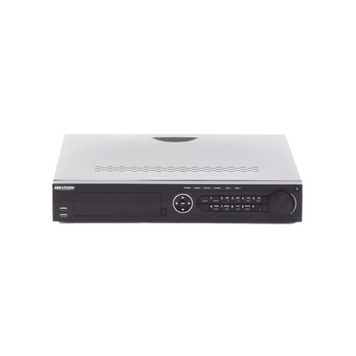 DVR 16 Canales TurboHD + 8 Canales IP / 3K/5MP / Audio por Coaxitron / Acusense / 4 Bahías de Disco Duro / Videoanalisis / 16 Entradas de Alarma