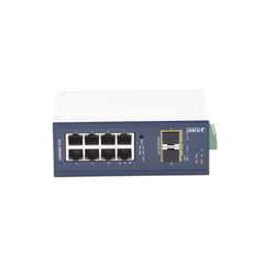 Switch Industrial Administrable Capa 2, 8 Puertos 10/100/1000T, 2 Puertos SFP 1G / 2.5 G BASE X