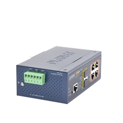 Switch Industrial Administrable Capa 2, 4 Puertos PoE 802.3af/at 10/100/1000T, 2 Puertos SFP 100/1000X