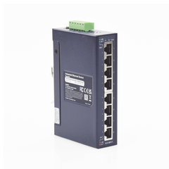 Switch Industrial No Administrable de 8 Puertos Gibabit 10/100/1000T, Diseñado para Montaje en Pared y Riel DIN