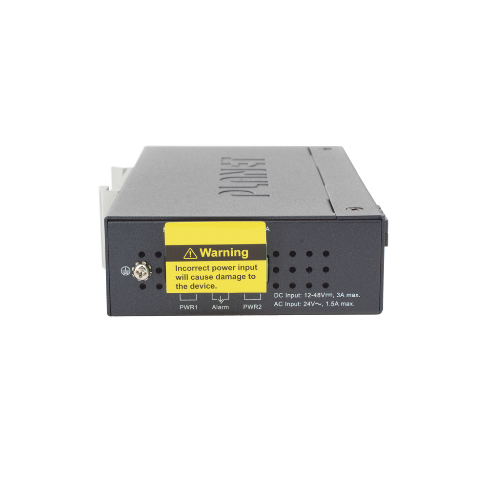 Convertidor de Medios Industrial PoE+ 1000BASE-LX a 10/100/1000BASE-T 802.3at (SC,SM) -20 km