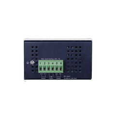 Convertidor de Medios Industrial de 2 Puertos SFP 100/1000X a 2 Puertos RJ45 10/100/1000T 802.3bt PoE++
