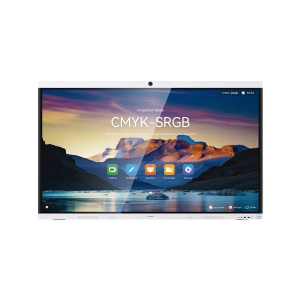 HUAWEI IdeaHub B3, Pantalla interactiva para Colaboración Inteligente, 75", 4K UHD, Harmony, Wi-Fi 6, Seguimiento de Voz, BYOM, Administración desde la Nube Gratis, blanco Jade