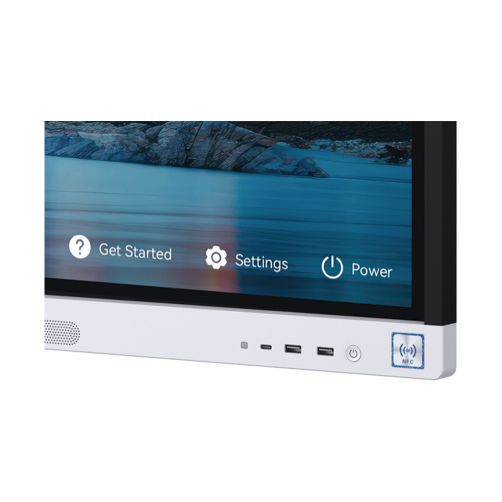 HUAWEI IdeaHub B3, Pantalla interactiva para Colaboración Inteligente, 86", 4K UHD, Harmony, Wi-Fi 6, Seguimiento de Voz, BYOM, Administración desde la Nube Gratis, blanco Jade