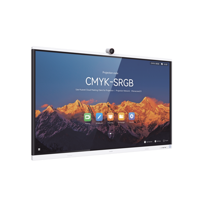 HUAWEI IdeaHub S2, Pantalla interactiva para Colaboración Inteligente, 86", 4K UHD, Harmony OS, Wi-Fi 6, Cámara inteligente, Funcionalidad BYOM.