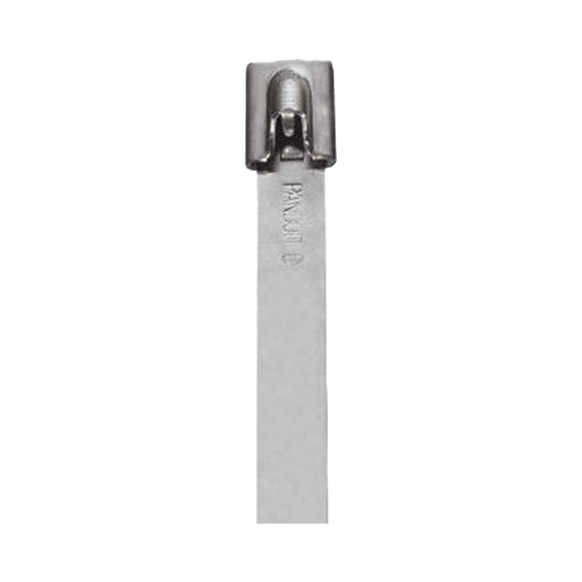 Cincho StrongHold de Acero Inoxidable Tipo 304, 201 mm largo x 7.9 mm ancho, Color Metálico, Paquete de 50pz